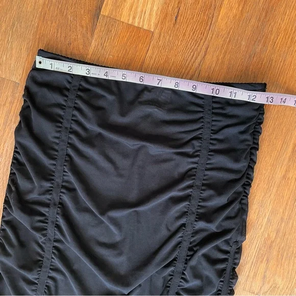 Sheer Mesh Maxi Pencil Skirt with Slit - S - Picture 4 of 8